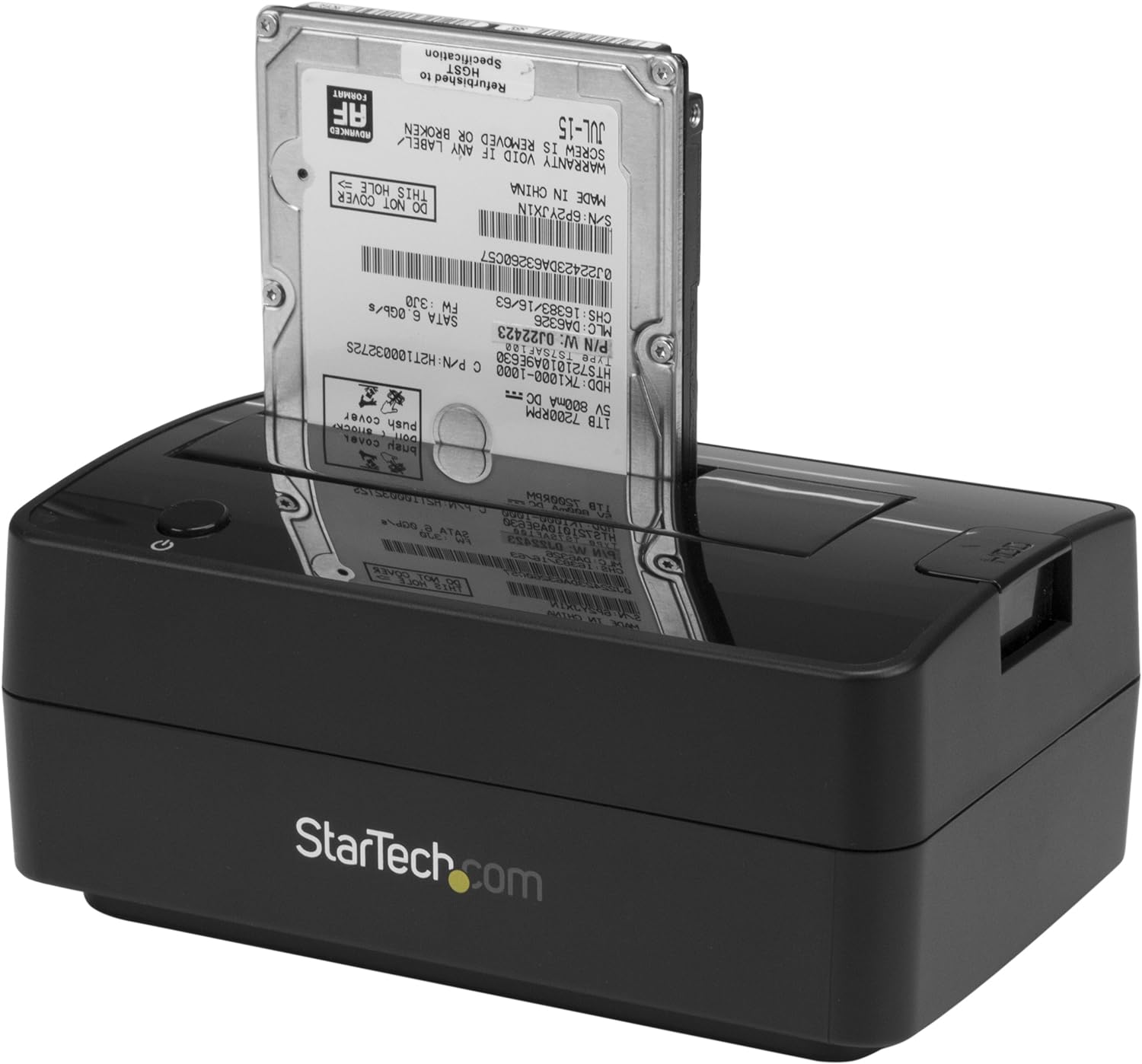 StarTech.com Single Bay USB 3.1 / eSATA to SATA Hard Drive Docking Station, USB 3.1 (10 Gbps) Hard Drive Dock, External 2.5/3.5" SATA III HDD/SSD Top-Loading Hard Drive Bay (SDOCKU313E
