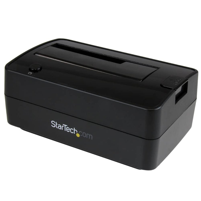 StarTech.com Single Bay USB 3.1 / eSATA to SATA Hard Drive Docking Station, USB 3.1 (10 Gbps) Hard Drive Dock, External 2.5/3.5" SATA III HDD/SSD Top-Loading Hard Drive Bay (SDOCKU313E