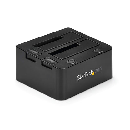 StarTech.com Dual-Bay USB 3.0 to SATA Hard Drive Docking Station, USB Hard Drive Dock, External 2.5/3.5" SATA I/II/III, SSD/HDD Docking Station, Hot-Swap Hard Drive Bay, Top-Loading (SDOCK2U33