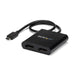 StarTech.com USB-C to Dual DisplayPort 1.2 Adapter, USB Type-C Multi-Monitor MST Hub, Dual 4K 30Hz/1080p 60Hz DP Laptop Display Extender / Splitter, Extra-Long Built-In Cable, Windows (MSTCDP122DP