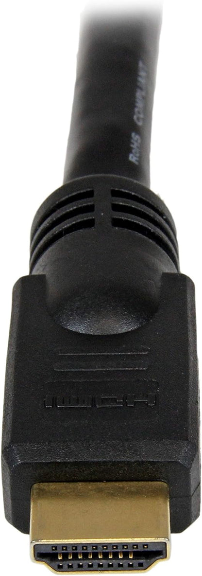 StarTech.com 15m High Speed HDMI Cable M/M - 4K @ 30Hz - No Signal Booster Required - HDMI to HDMI - Audio/Video - Gold-Plated (HDMM15M