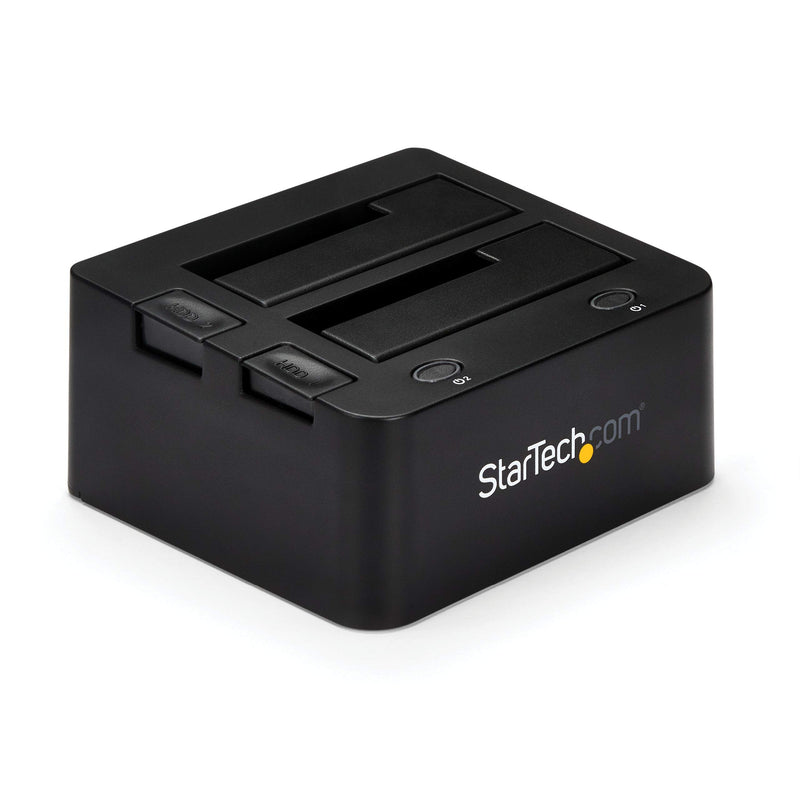 StarTech.com Dual-Bay USB 3.0 to SATA and IDE Hard Drive Docking Station, USB Hard Drive Dock, External 2.5/3.5" SATA III / IDE, SSD/HDD Docking Station, Hot-Swap Drive Bays, Top-Loading (UNIDOCKU33