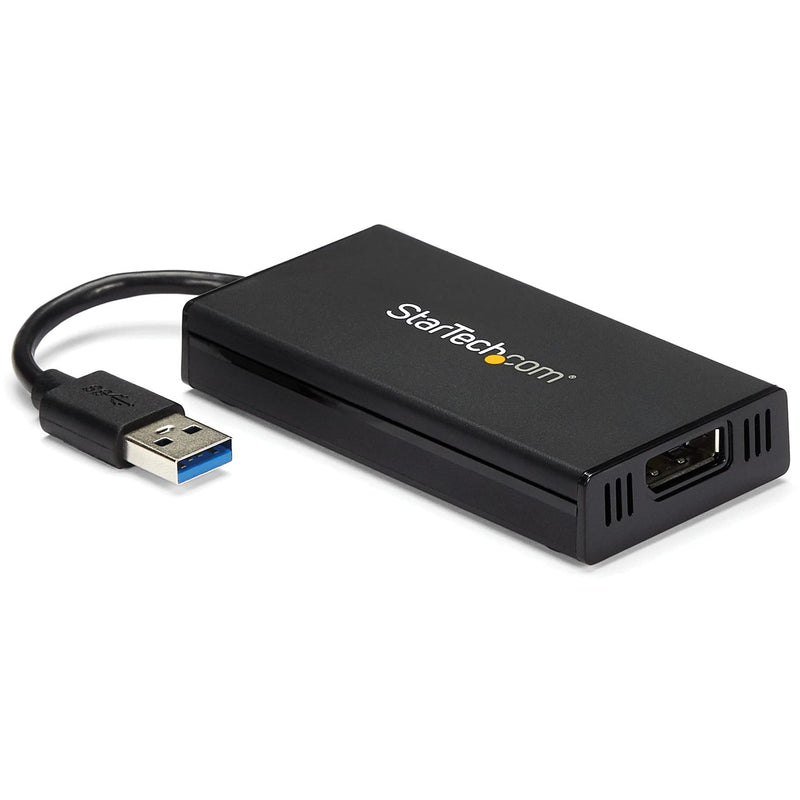 StarTech.com USB 3.0 to DisplayPort Adapter 4K Ultra HD, DisplayLink Certified, Video Converter w/ External Graphics Card - Mac & Windows (USB32DP4K