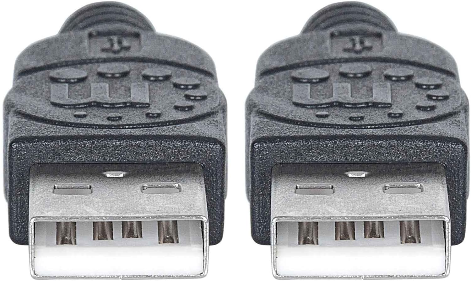 Manhattan 353892 Hi-Speed USB 2.0 Anschlusskabel (A-Stecker auf A-Stecker) 1 m schwarz