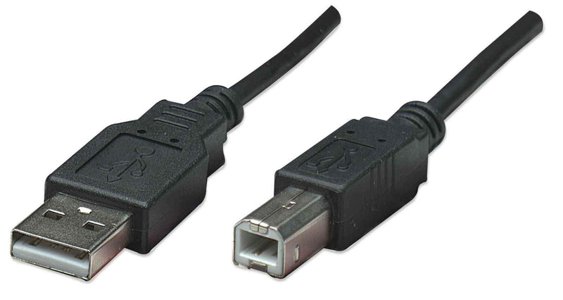 Manhattan Cable USB Negro Negro 0,5 m Schwarz