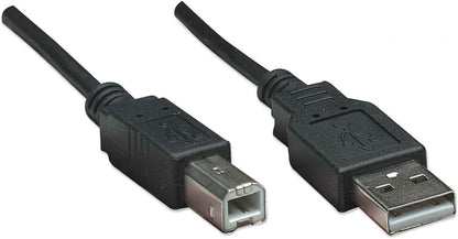 Manhattan Cable USB Negro Negro 0,5 m Schwarz