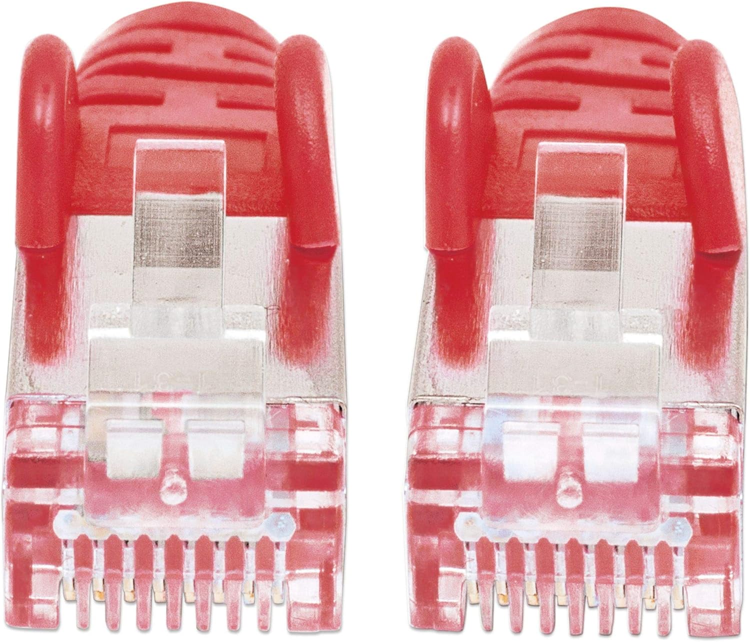 INTELLINET PATCHKABEL CAT6A CU S/FTP LSOH 0.50M Rot