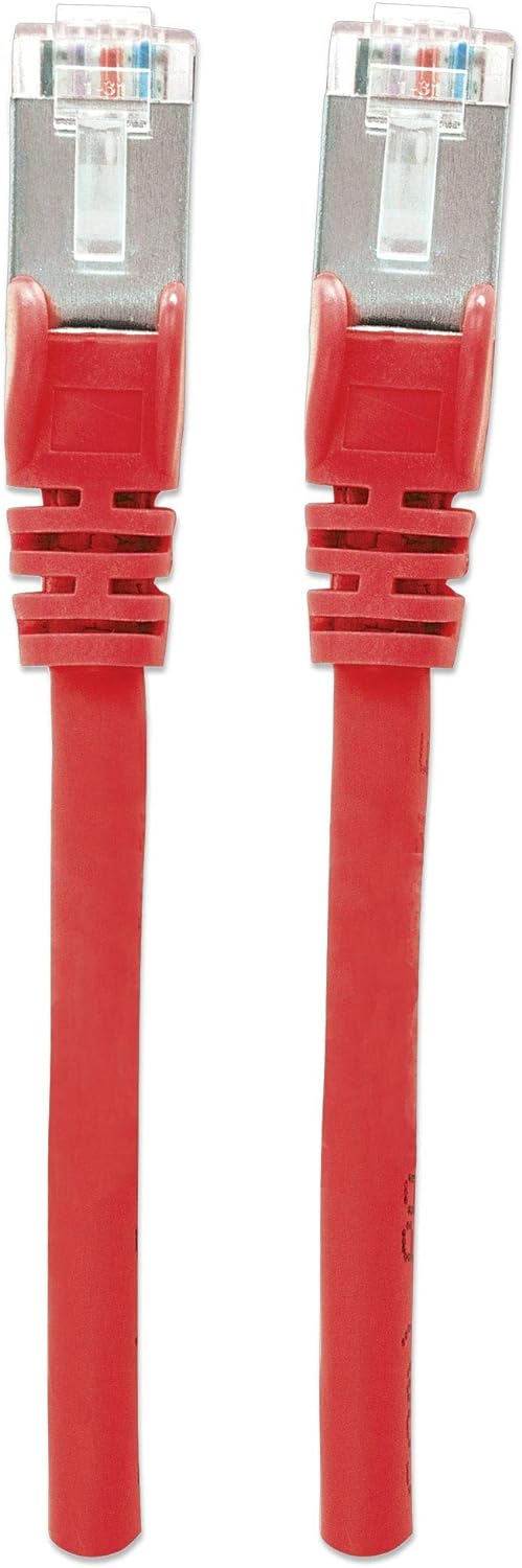 INTELLINET PATCHKABEL CAT6A CU S/FTP LSOH 0.50M Rot