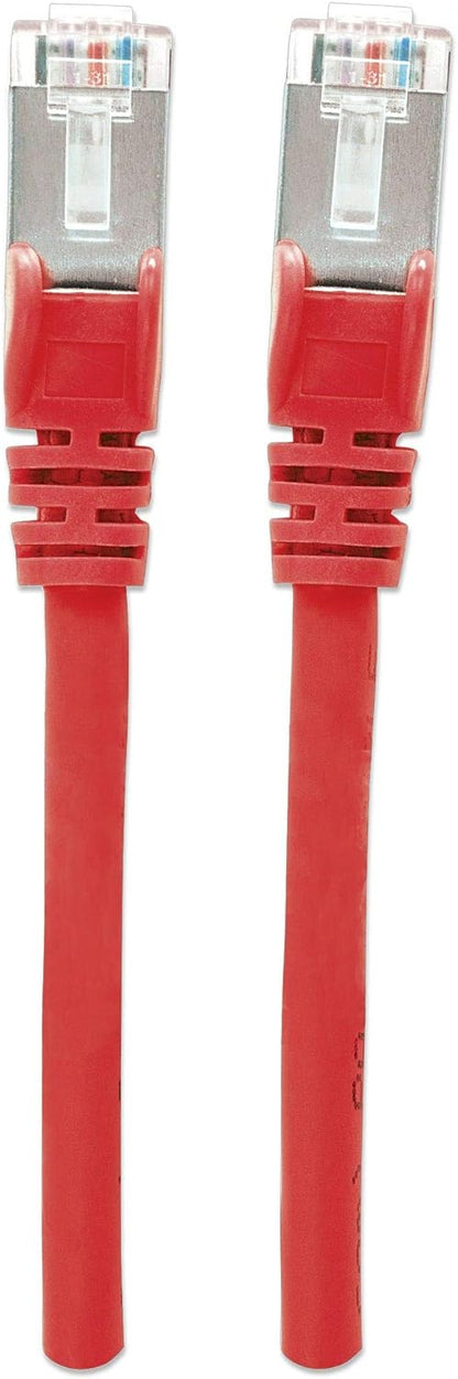 INTELLINET PATCHKABEL CAT6A CU S/FTP LSOH 0.50M Rot