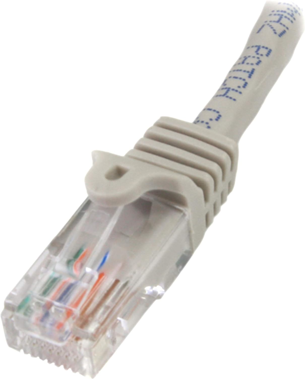 StarTech.com 2 m Gray Cat5e Snagless RJ45 UTP Patch Cable - 2m Patch Cord - Ethernet Patch Cable - RJ45 Male to Male Cat 5e Cable (45PAT2MGR