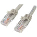 StarTech.com 2 m Gray Cat5e Snagless RJ45 UTP Patch Cable - 2m Patch Cord - Ethernet Patch Cable - RJ45 Male to Male Cat 5e Cable (45PAT2MGR