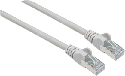 Intellinet Network Patch Cable, Cat6, 2m, Grey, Copper, S/FTP, LSOH / LSZH, PVC, RJ45, Gold Plated Contacts, Snagless, Booted, Polybag 2 m Cat6, S/FTP, Copper, LSOH Grey