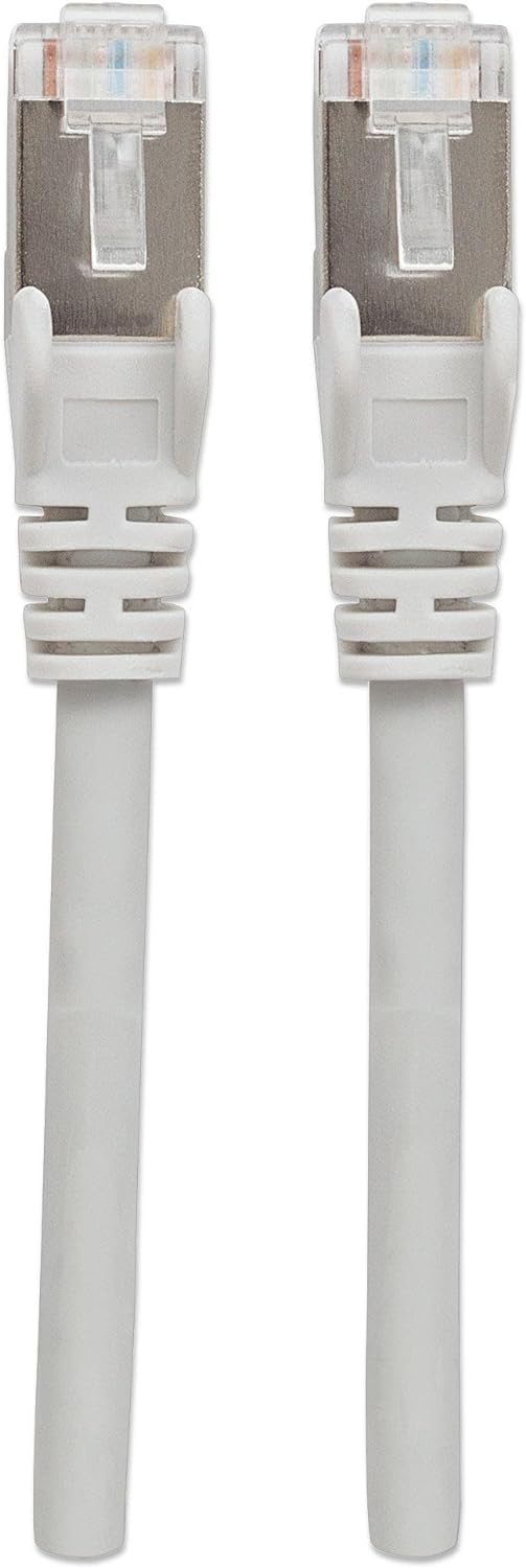 Intellinet Network Patch Cable, Cat6, 2m, Grey, Copper, S/FTP, LSOH / LSZH, PVC, RJ45, Gold Plated Contacts, Snagless, Booted, Polybag 2 m Cat6, S/FTP, Copper, LSOH Grey