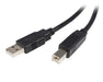StarTech.com 1m USB 2.0 A to B Cable - M/M - 1 Meter USB Printer Cable Cord (USB2HAB1M