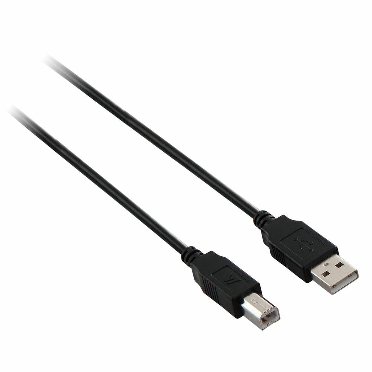 V7 3m USB A-B M/M - Cable USB (3 m, USB A, USB B, Male connector / Male connector, Negro