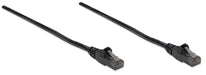 INTELLINET PATCHKABEL RJ45 U/UTP CAT6 10M HEBELSCHUTZ SCHW