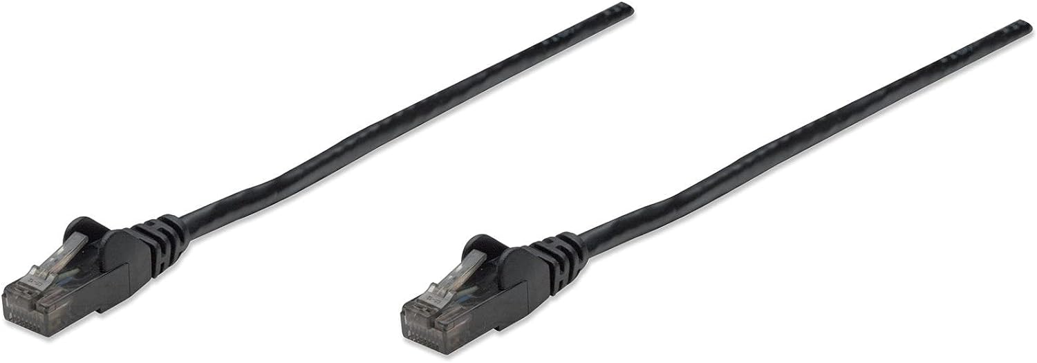 INTELLINET PATCHKABEL RJ45 U/UTP CAT6 10M HEBELSCHUTZ SCHW