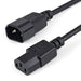 StarTech.com 1m (3ft) Power Extension Cord, C14 to C13, 10A 125V, 18AWG, Computer Power Cord Extension, IEC-320-C14 to IEC-320-C13 AC Power Cable Extension for Power Supply, UL Listed (PXT1001M