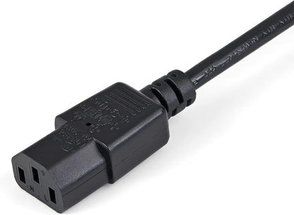 StarTech.com 1m (3ft) Power Extension Cord, C14 to C13, 10A 125V, 18AWG, Computer Power Cord Extension, IEC-320-C14 to IEC-320-C13 AC Power Cable Extension for Power Supply, UL Listed (PXT1001M