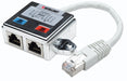 Intellinet 2-Port Cat5-Anschlussteiler doppelt geschirmt (zum Aufsplitten eines RJ45-Netzwerkkabels) 504195 ZWEI STÜCK BENÖTIGT - (ein Verteiler an jedem Ende des Netzwerkkabels