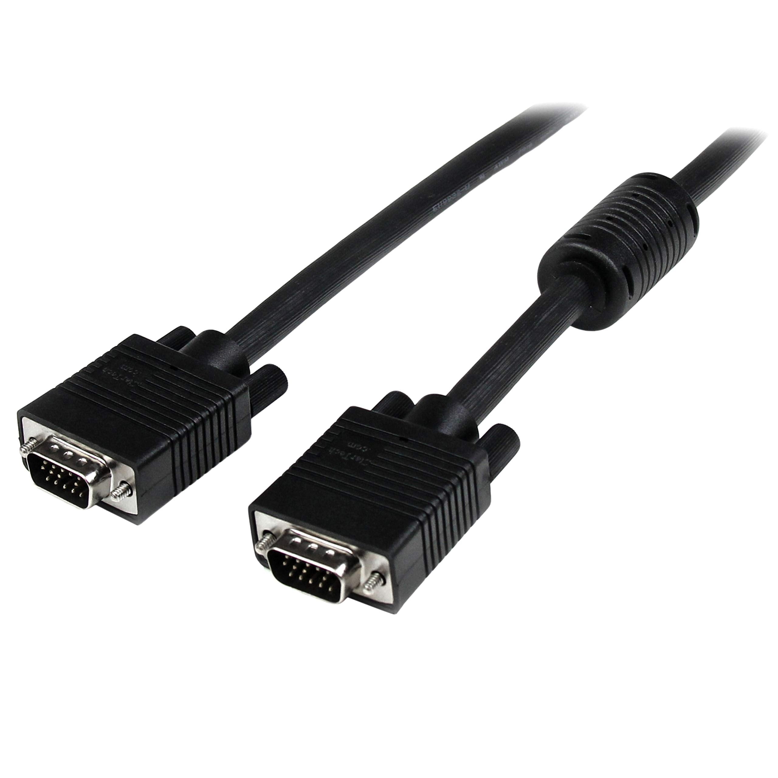 1M Coax High Resolution Monitor Vga Cable - Hd15 M/M