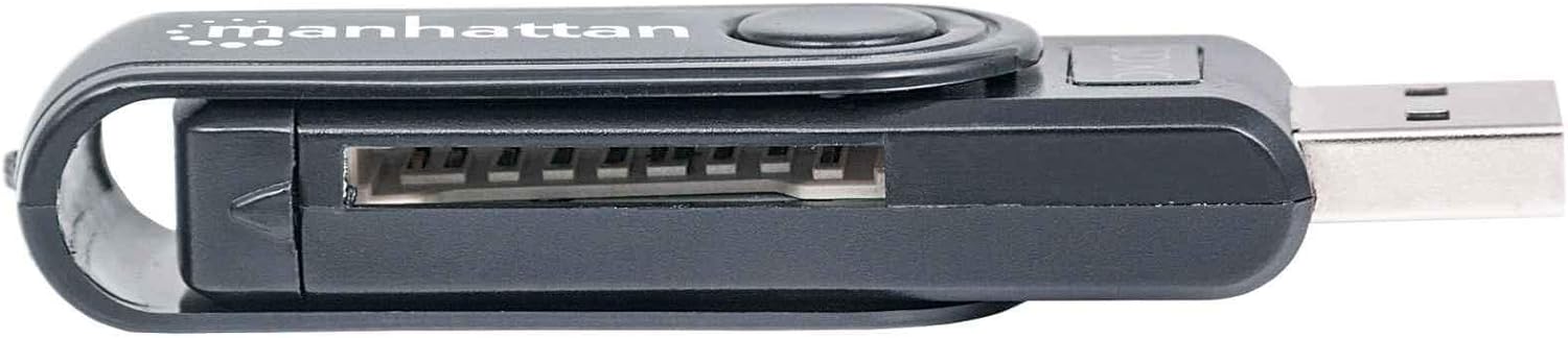 Manhattan 101981 - Lector (USB 3.0 (3.1 Gen 1) Type-A, 5000 Mbit/s, Actividad, 0 - 45 °C, -15 - 60 °C, 0 - 85%)