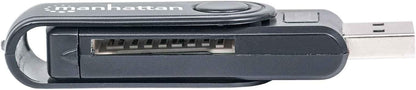 Manhattan 101981 - Lector (USB 3.0 (3.1 Gen 1) Type-A, 5000 Mbit/s, Actividad, 0 - 45 °C, -15 - 60 °C, 0 - 85%)