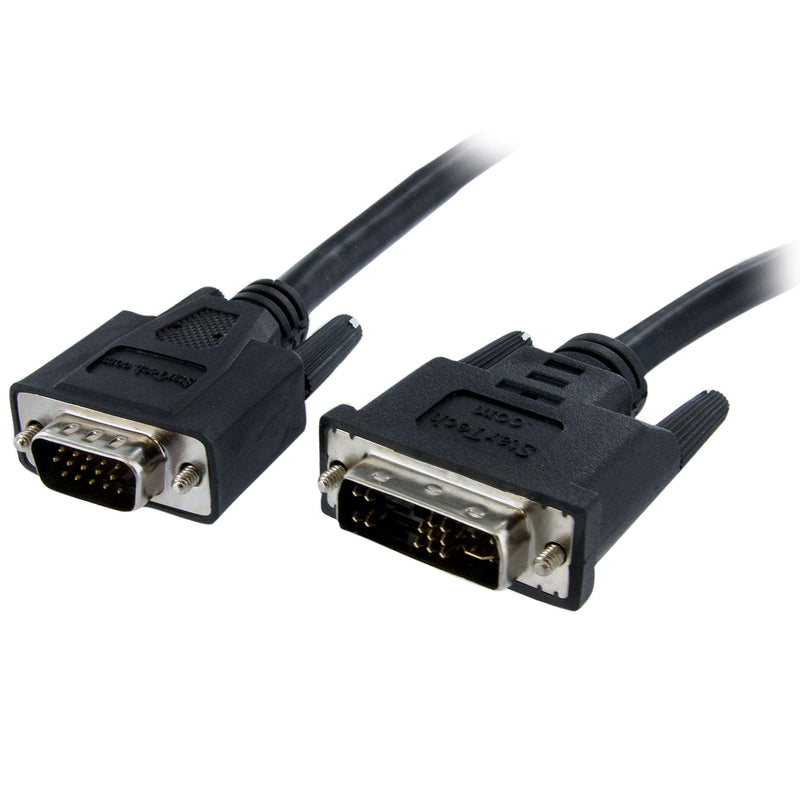 StarTech.com 1m DVI to VGA Display Monitor Cable - DVI to VGA (15 Pin) - 1 Meter DVI-A (m) to VGA (m) Analog Video Cable (DVIVGAMM1M