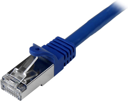 StarTech.com N6SPAT3MBL 3 m Cat6 Patch Cable, Shielded (SFTP) Snagless Gigabit Network Patch Cable - Blue Cat 6 Ethernet Patch Lead