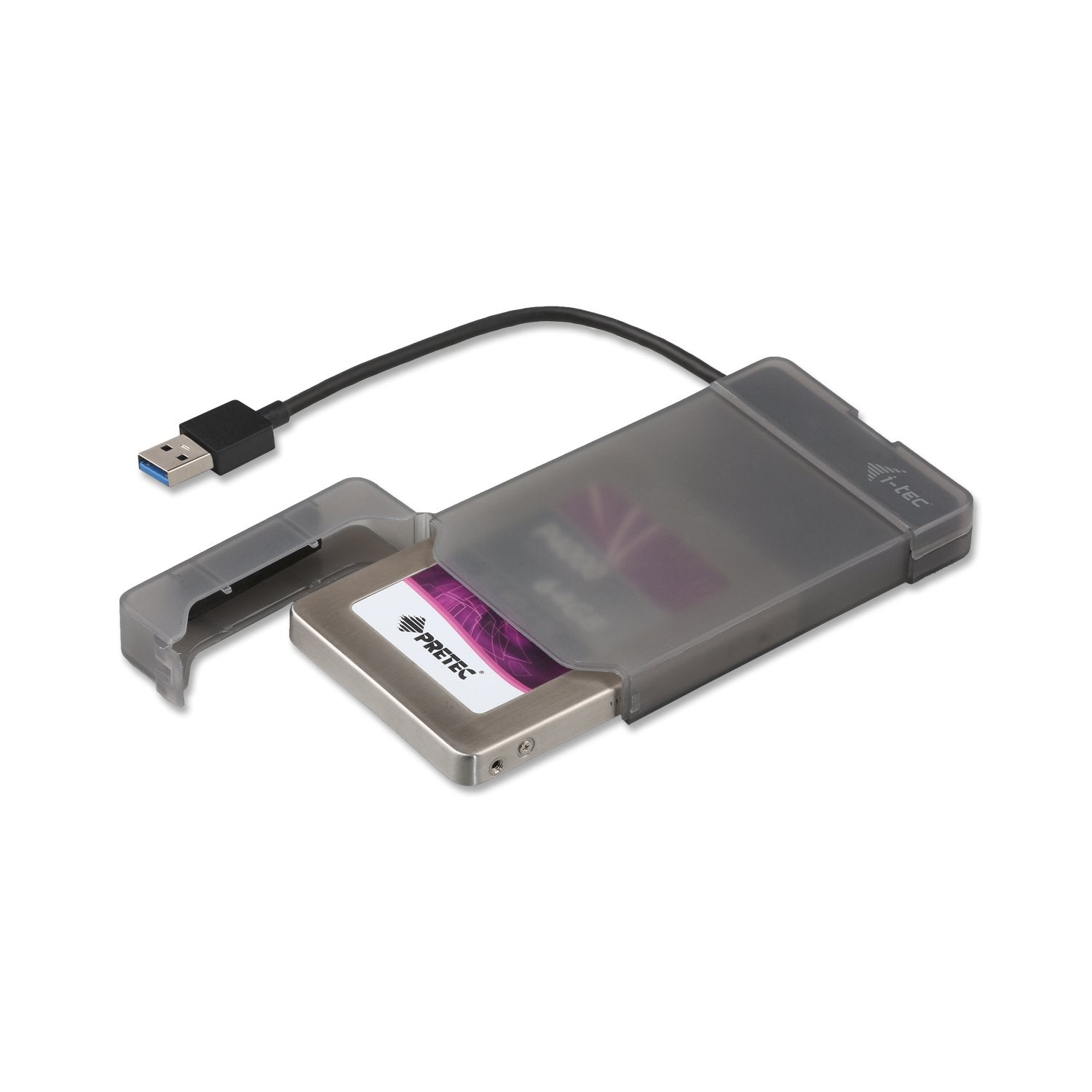 i-tec 2.5 Inch Hard Drive Enclosure USB 3.0 for 2.5" SATA I/II/III HDD, SSD - External Hard Disk Case