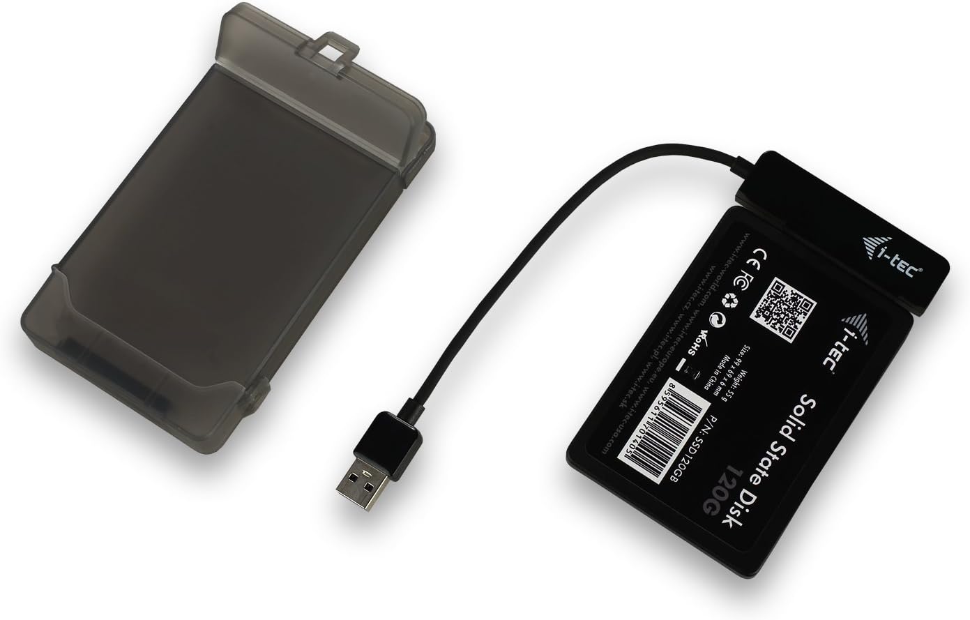 i-tec 2.5 Inch Hard Drive Enclosure USB 3.0 for 2.5" SATA I/II/III HDD, SSD - External Hard Disk Case
