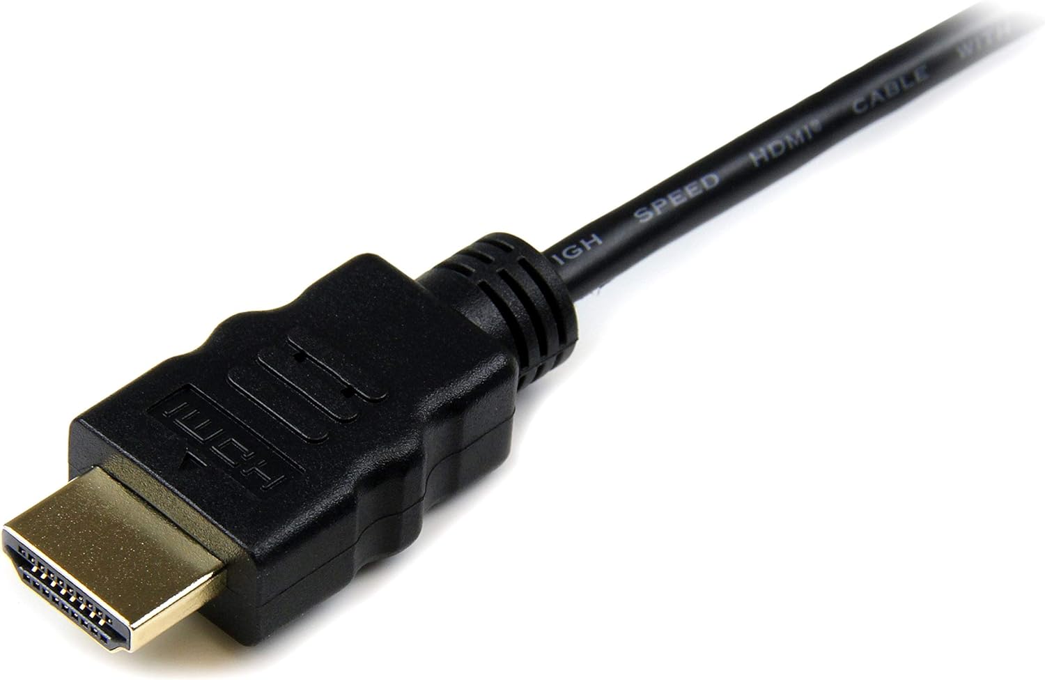 StarTech.com 50cm Micro HDMI to HDMI Cable with Ethernet - 4K 30Hz Video - Durable High Speed Micro HDMI Type-D to HDMI 1.4 Adapter Cable/Converter Cord, UHD HDMI Monitor/TV/Display - M/M (HDADMM50CM