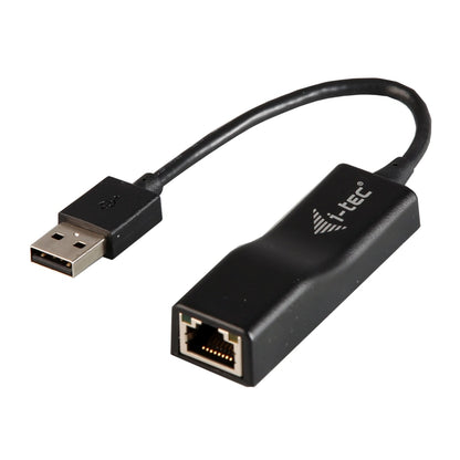 i-tec USB 2.0 Fast Ethernet LAN Network Adapter USB 2.0 to RJ-45 LED for Windows MacOS Linux