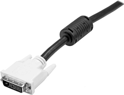 StarTech.com 2m DVI-D Dual Link Cable - Male to Male DVI-D Digital Video Monitor Cable - 25 pin DVI-D Cable M/M Black 2 Meter - 2560x1600 (DVIDDMM2M