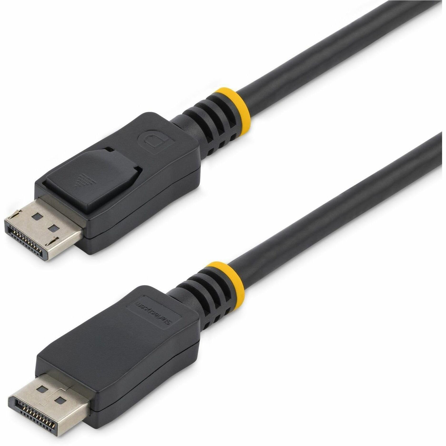 StarTech.com 50cm (1ft) DisplayPort 1.2 Cable - 4K x 2K Ultra HD VESA Certified DisplayPort Cable - Short DP to DP Cable for Monitor - Slim DP Video/Display Cord - Latching DP Connectors (DISPL50CM