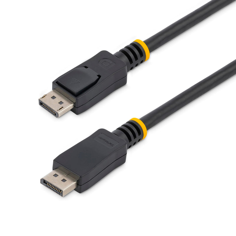 StarTech.com 50cm (1ft) DisplayPort 1.2 Cable - 4K x 2K Ultra HD VESA Certified DisplayPort Cable - Short DP to DP Cable for Monitor - Slim DP Video/Display Cord - Latching DP Connectors (DISPL50CM