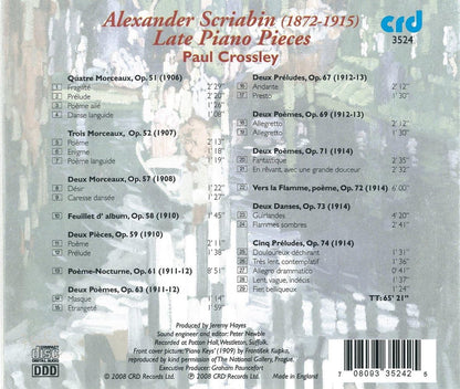 Late Piano Pieces