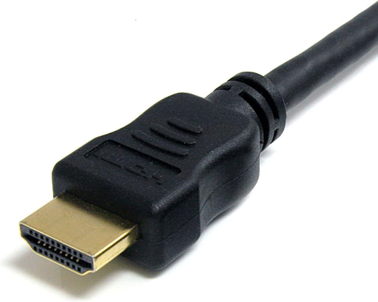 StarTech.com 3m HDMI Cable - 4K High Speed HDMI Cable with Ethernet - 4K 30Hz UHD HDMI Cord - 10.2 Gbps Bandwidth - HDMI 1.4 Video / Display Cable M/M 28AWG - HDCP 1.4 - Black (HDMM3MHS