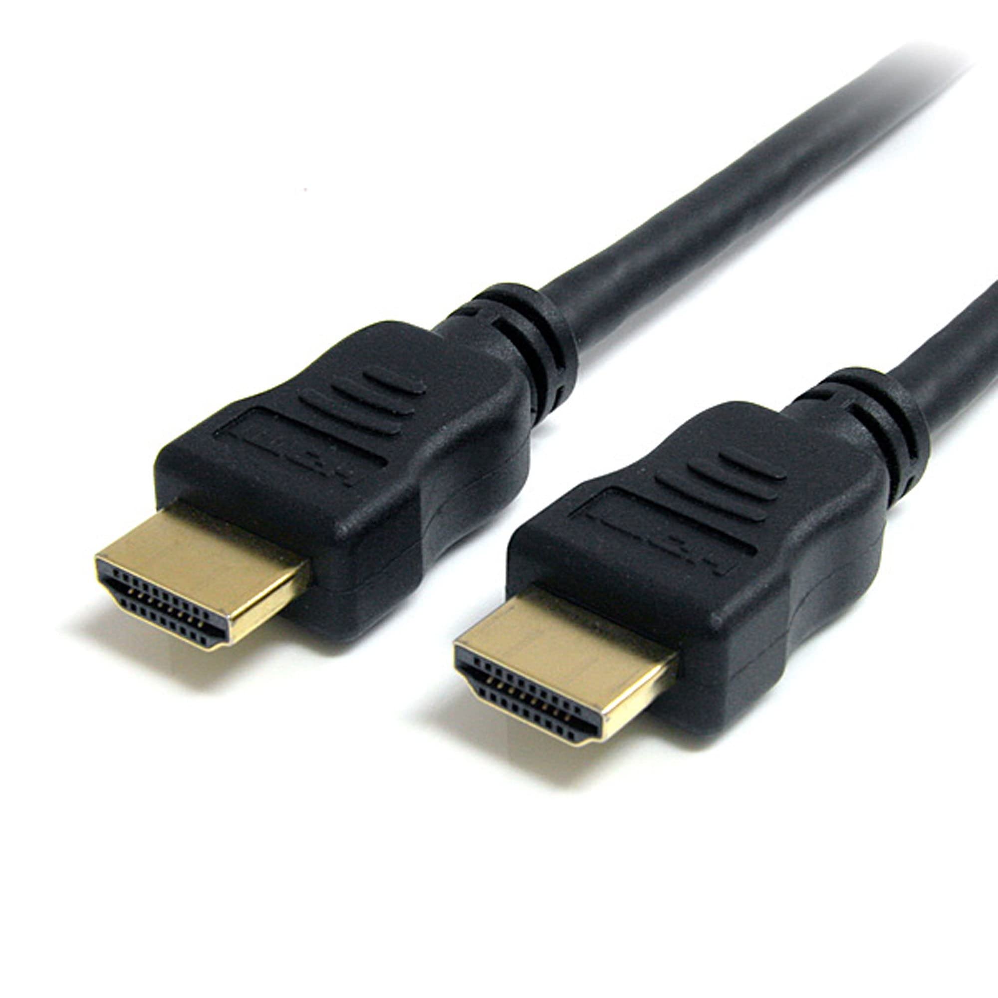 StarTech.com 3m HDMI Cable - 4K High Speed HDMI Cable with Ethernet - 4K 30Hz UHD HDMI Cord - 10.2 Gbps Bandwidth - HDMI 1.4 Video / Display Cable M/M 28AWG - HDCP 1.4 - Black (HDMM3MHS