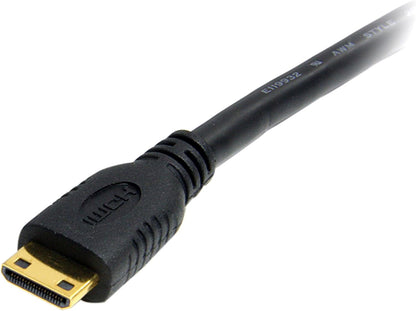 StarTech.com Câble HDMI haute vitesse avec Ethernet de 2 m - HDMI vers HDMI Mini - M/M (HDACMM2M