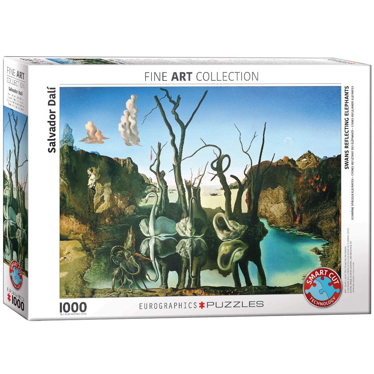 Eurographics "Hieronymus Bosch El jardín de los placeres terrestres/Tríptico Puzzle (1000 Piezas, Multi-Color