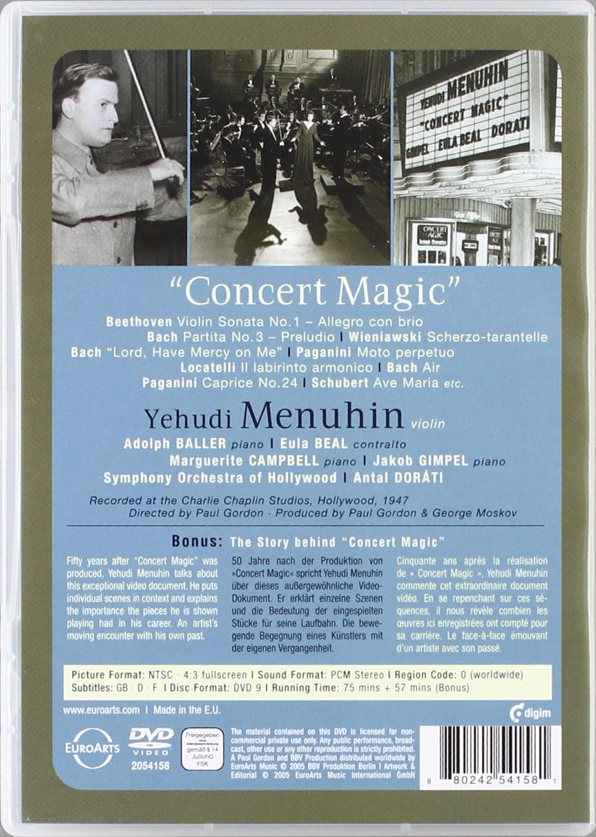 Yehudi Menuhin - Concert Magic (NTSC