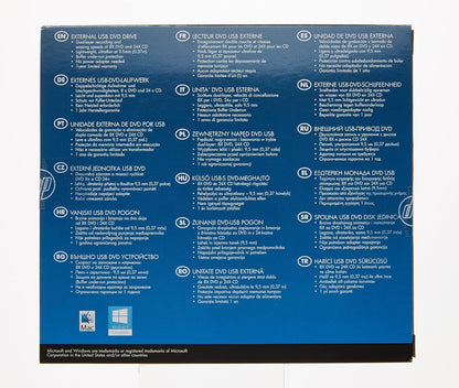HP USB External Dvdrw Drive Black (F6V97Aa