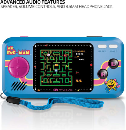 MYARCADE Pocketplayer Ms.PACMAN 3 Games Ms. Pac-Man