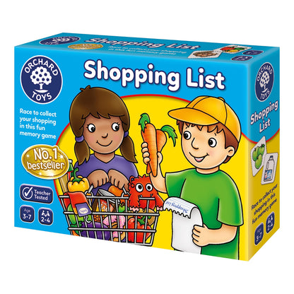 Orchard Toys Shopping List Memory and Matching Pairs Large Card Game, Food Shop & Trolley Snap Cards for Kids Educational Games and Toys for Toddler and Children, 3+ Year Olds, Girls & Boys