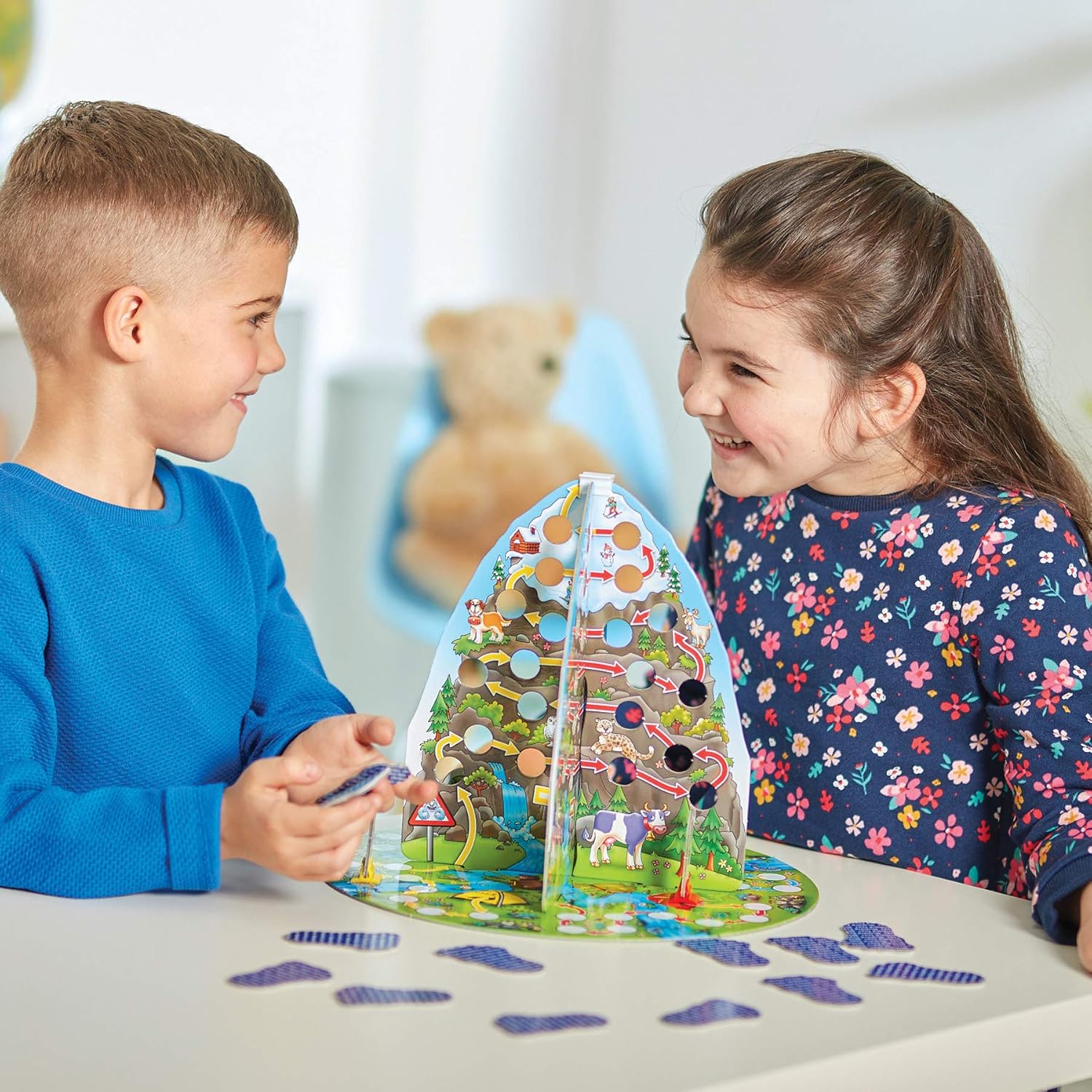Orchard Toys Counting Mountain Game, Educational Maths Game, Perfect for Kids Age 4-8, Educational Game Toy & First Times Tables Game, Helps Teach 2, 5 and 10 Times Tables