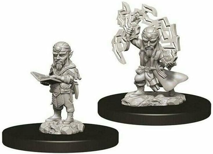 Pathfinder Deep Cuts Unpainted Miniatures - Male Gnome Sorcerer