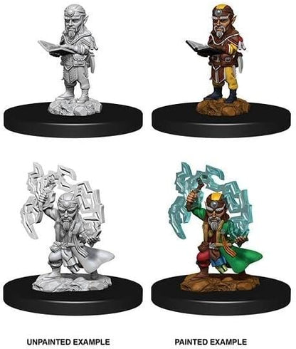 Pathfinder Deep Cuts Unpainted Miniatures - Male Gnome Sorcerer