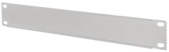 Intellinet 10 Inch Blank Panel, 1U Cover for Unused Space in 10 Inch Cabinet, Metal, Grey Blank Panel, 1U 10 Inch Grey
