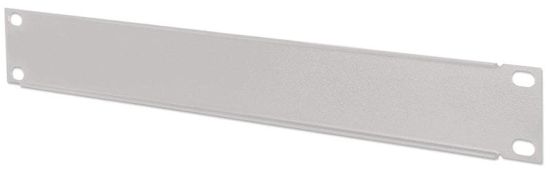 Intellinet 10 Inch Blank Panel, 1U Cover for Unused Space in 10 Inch Cabinet, Metal, Grey Blank Panel, 1U 10 Inch Grey